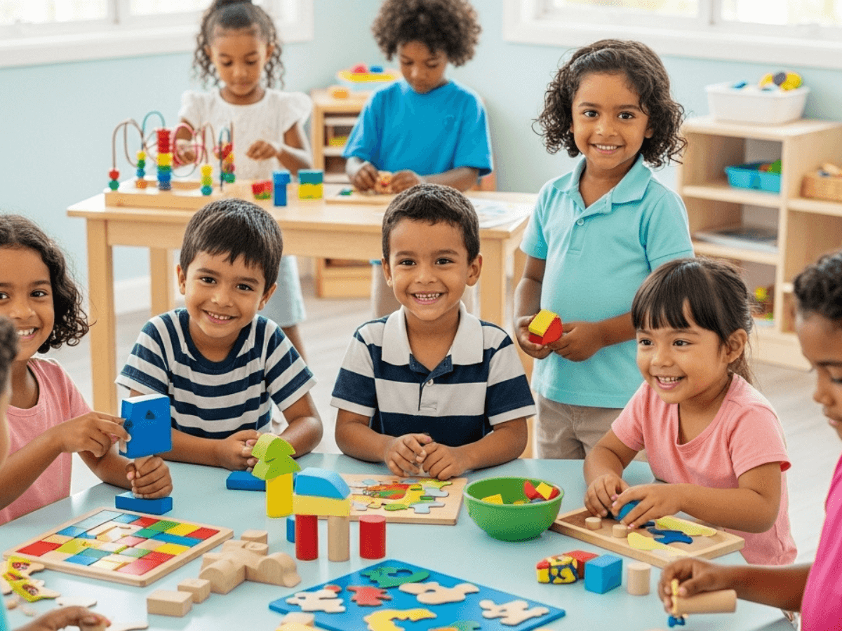 Activités pré-primaire à Maurice